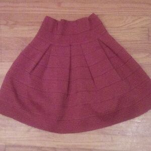 High waist mini skirt